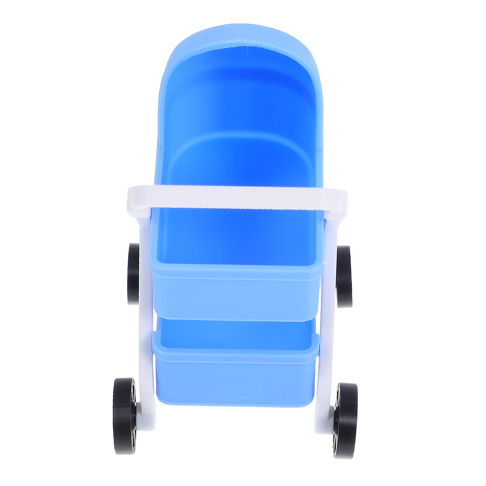 

Miniature 1:12 Dollhouse Stroller High Simulation Lightweight Pushchair for Creative Roleplay Space Aesthetic Enhancement Pram