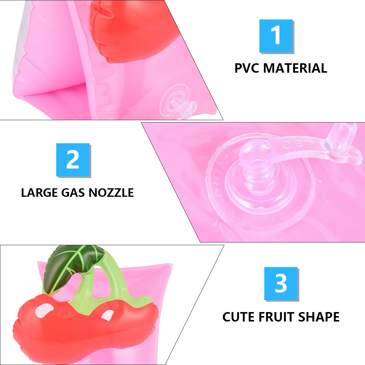 

1 Pair Inflatable Arm Bands Cartoon Water Sleeves Pvc Armbands For s Lightweight Portable Float Sleeve Floatation