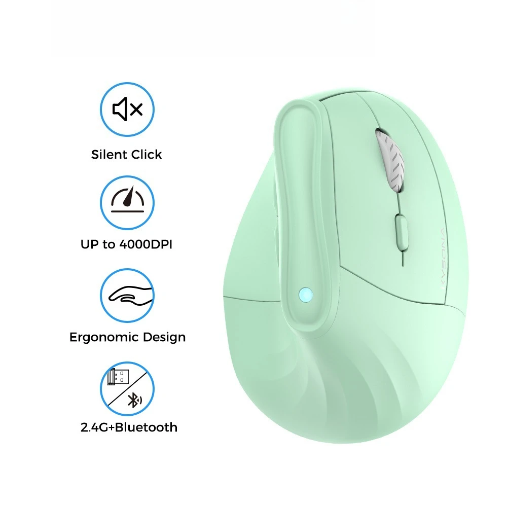 

New high-value ergonomic vertical mouse vertical mouse Healthy 4000DPI EM9