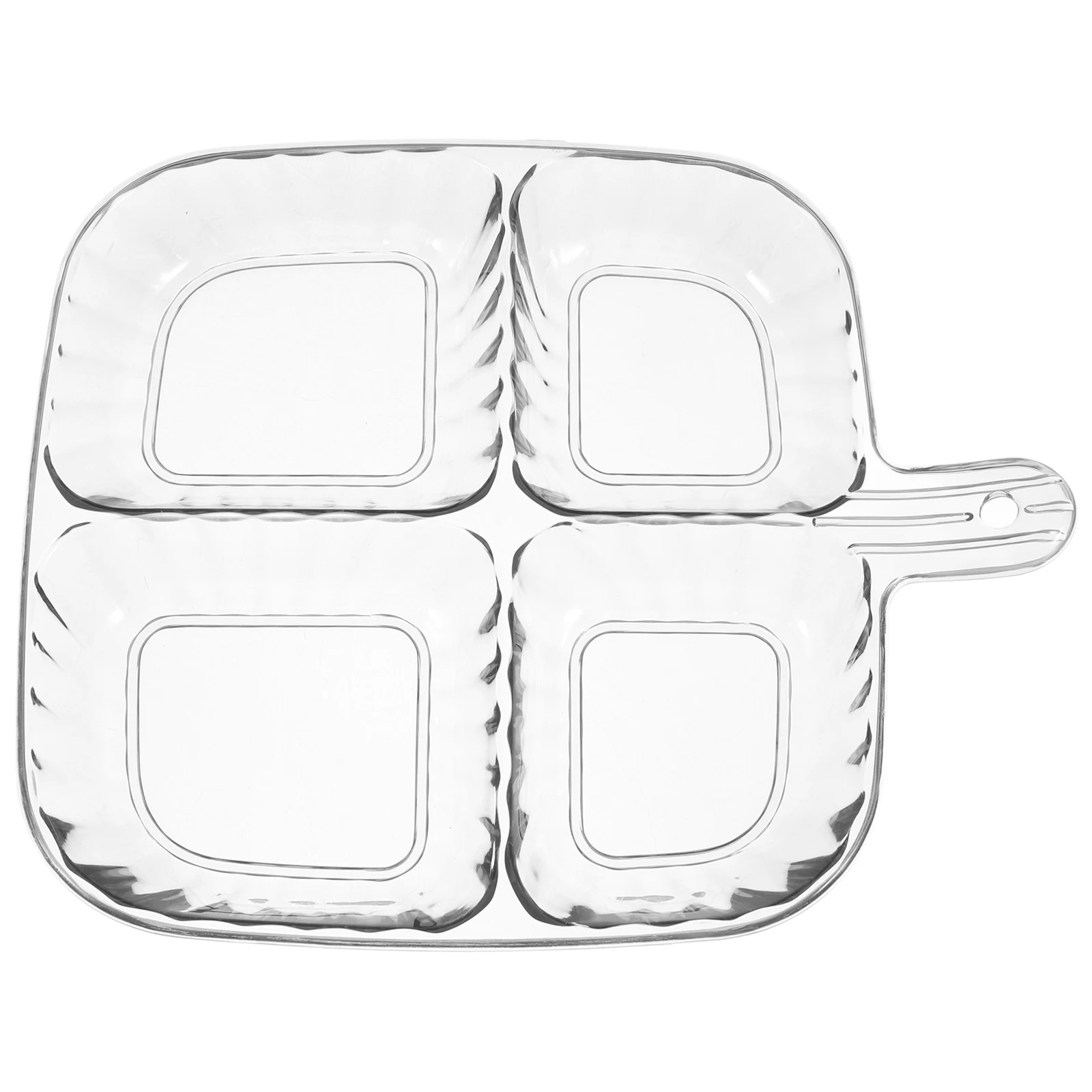 

Multi-functional Kitchen Prep Garlic Container Vegetable Tray Condiment Divider Food Organizer Divided Plate Meal Prep