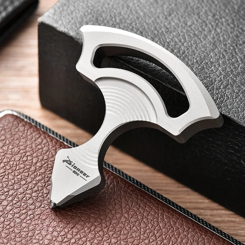 

Титановый сплав, открытый кемпинг, инструмент для самообороны, один палец, тигр, профессиональный инструмент для разбивания окон, портативные инструменты для улицы