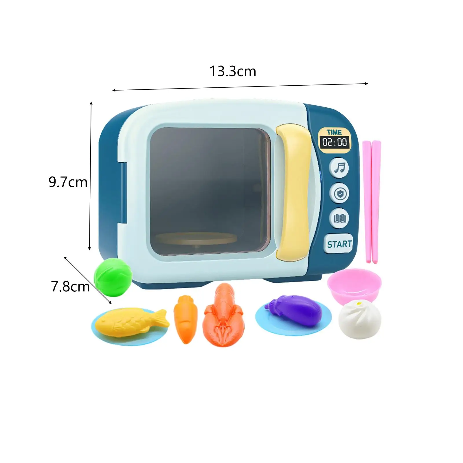 Microwave Kitchen Play Set, Pretend Play Toy, Learning Toy, Play Kitchen