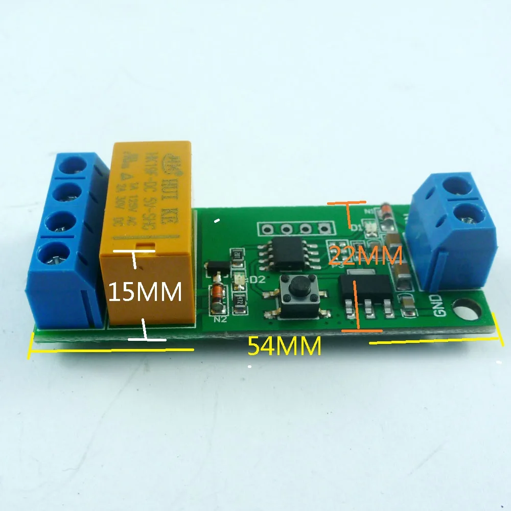 4 Stuks 2A Dc 5-12V Polariteit Inversie Module Vertraging Timer Dpt Relais Voor Motor Elektrische Speelgoed auto Led Plc