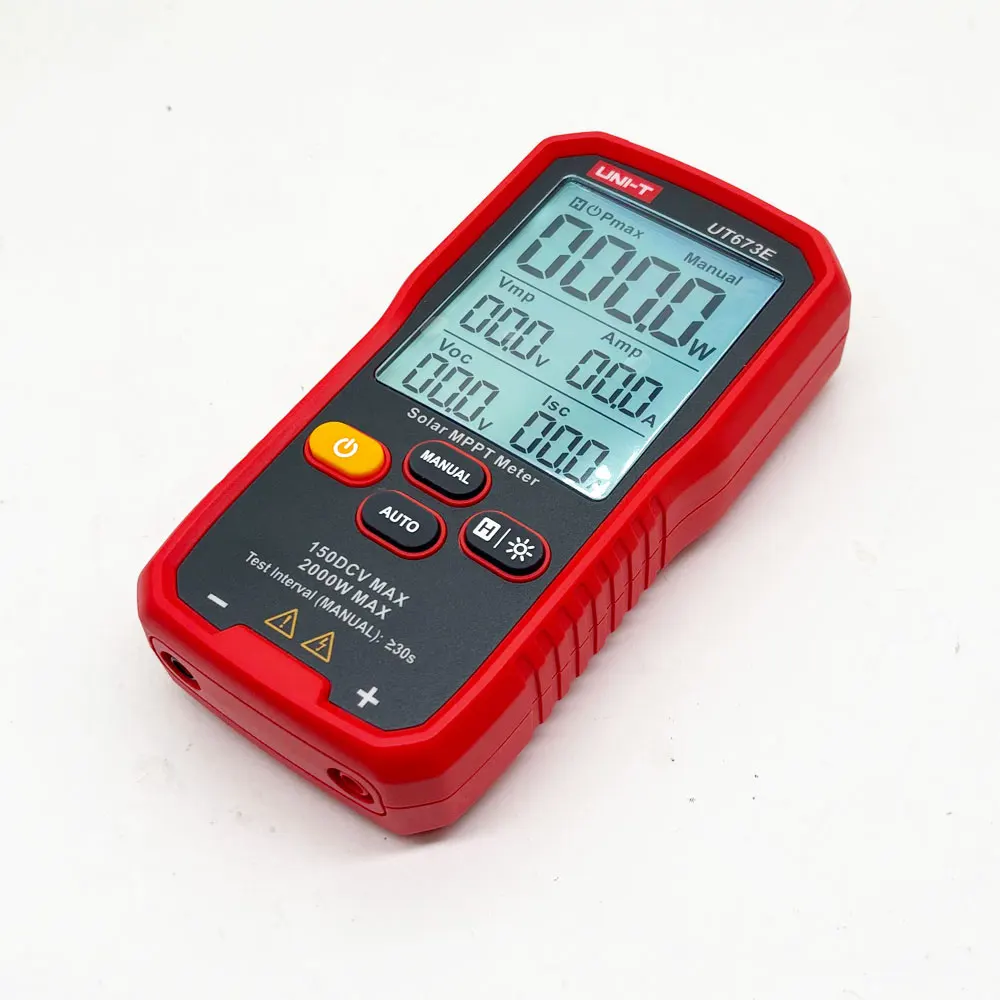 UNI-T UT673E 2000W Solar MPPT Tester PV Module Maximum Power Tester PV Panel Tester Vmp Imp Voc Isc Test