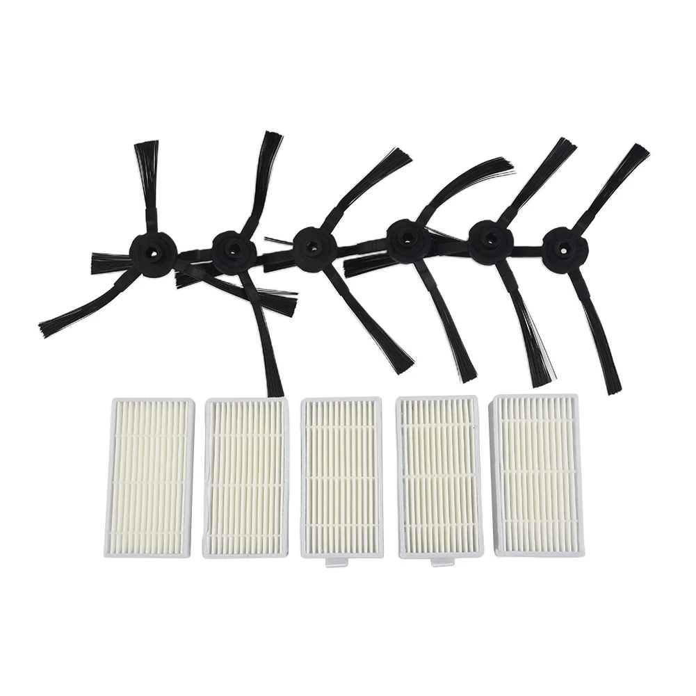 High Efficiency Side Brush and Filter Set for For SilverCrest 3000 A1 Robotic Vacuum Cleaner Breathe Easier at Home