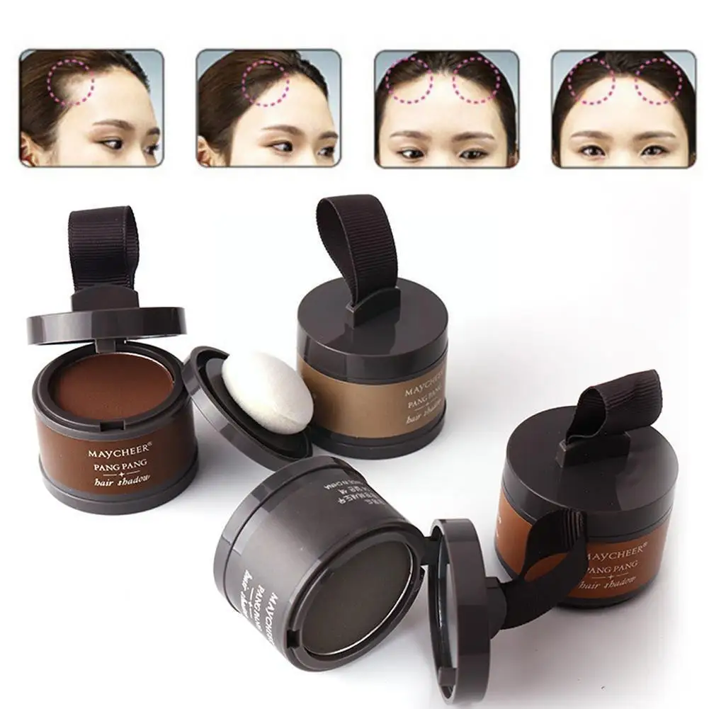 4 Color Hairline Filling Powder Waterproof Long Lasting Shade Concealer Modified Contouring Line Up Styling Make Hair Hair W8F4