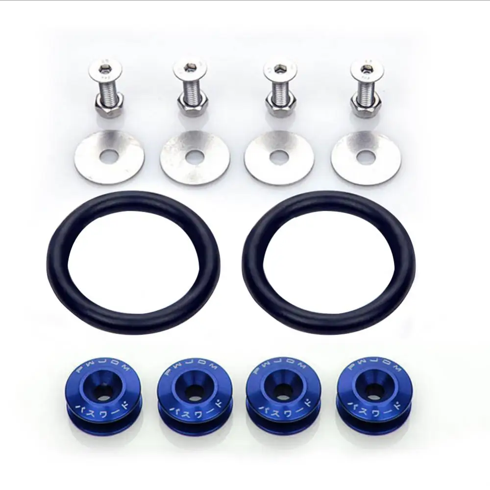 Durable Quick Release JDM Fasteners Kit for Car Bumpers Trunk Fender HatchLids