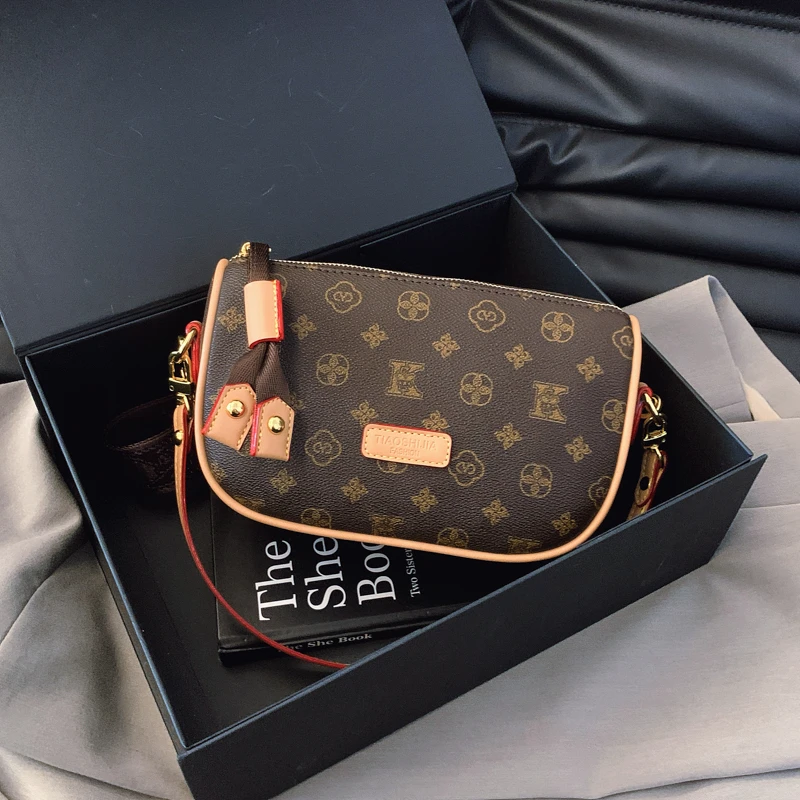 

Classic Popular Women's Leather Shoulder Bag Crossbody Messenger Tote Handbag Elegant By Famous Designer Luxury Brand For Ladies