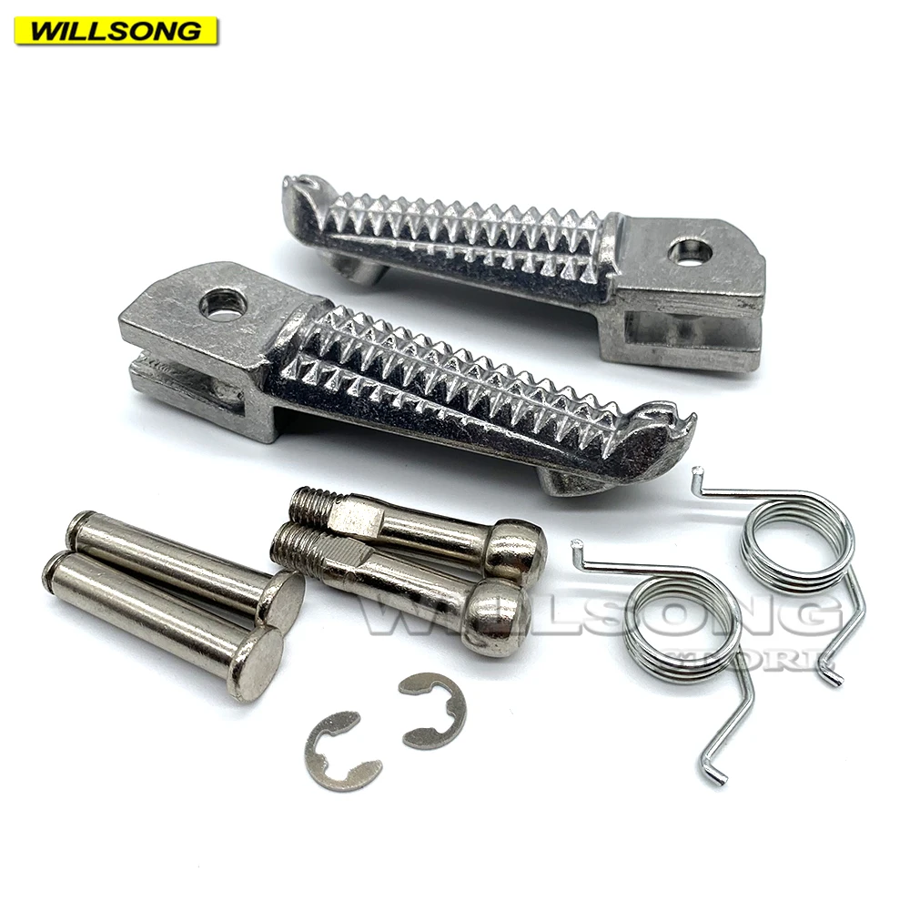 Motorcycle Front Footrest Foot Pegs Pedal For YAMAHA FZ1 FZS600 FAZER FZ6 N/S FZ6R MT 03/25/125 YZF R25/R3/R125 TDM 900/A