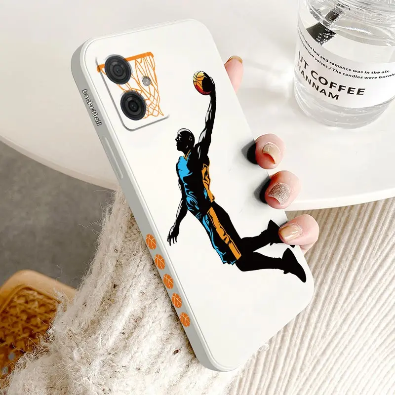 G54 Sport Boy Silicone Phone Case For Motorola Moto G54 G53 G72 G52 G50 G42 G100 G9 G9Plus G84 G34 G22 G24 G14 G8Play G8 Cover image 4
