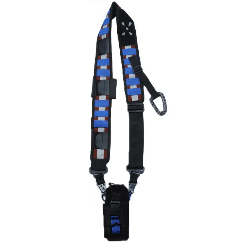 Firefighter strap, sanitation worker shoulder strap, rescue team strap, handset walkie-talkie communication bag