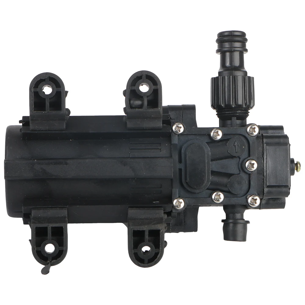 Self-Priming Electric Water Pump Diaphragm Water Spray 130PSI DP-537 Agricultural 5.5L/min Micro High Pressure Black 12V 220V