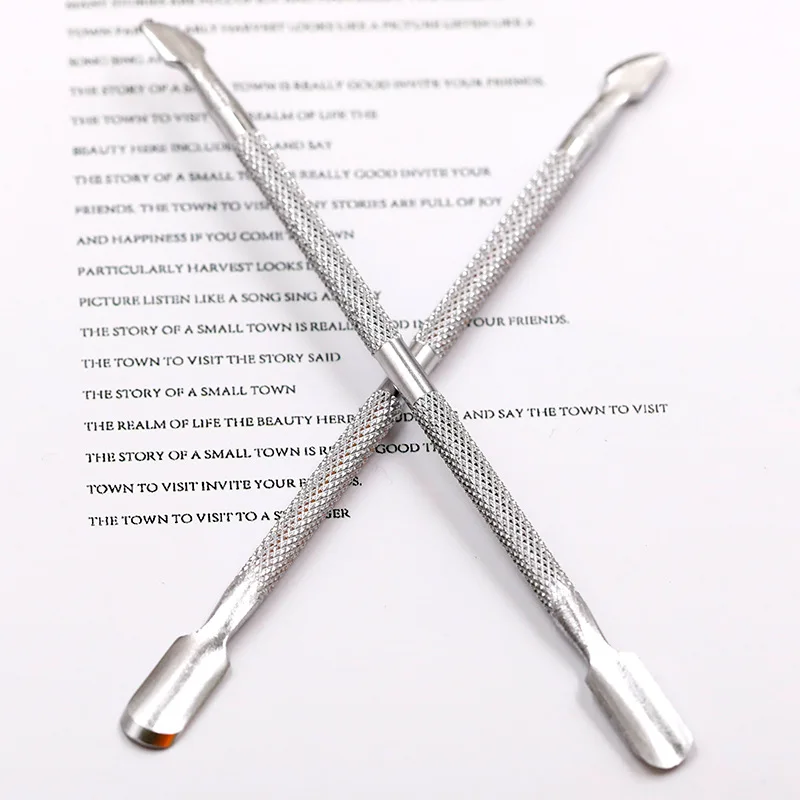 2/4/10 قطعة الفولاذ المقاوم للصدأ مقص أظافر مثلث بشرة الأظافر انتهازي الفضة المعادن انتهازي للبشرة هلام مزيل طلاء الأظافر #6