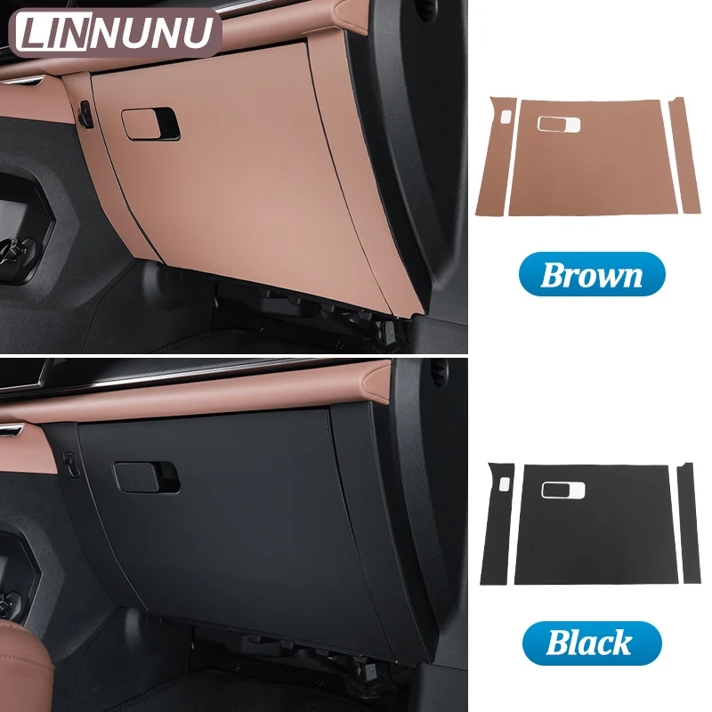 LINNUNU لشيري تيجو 9 2025 2026 صندوق القفازات مكافحة ركلة الوسادة الجلود طبقة حماية حامي ملصقات تقليم كري اكسسوارات ﻿