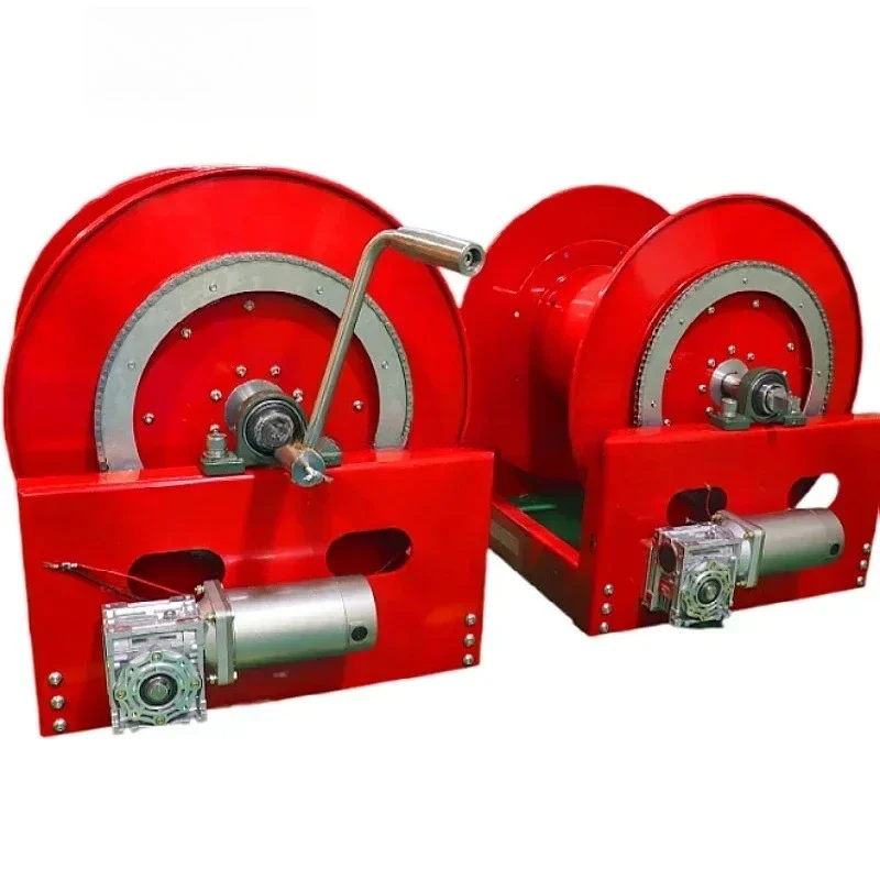 Truck Mounted 19mm 100m Electric Fire Fighting Equipment Fire Hose Reel Manufacturer with Jet Spray Nozzle and Water Pipe