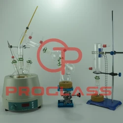 Laboratory Short Path Distillation Kit With Display Magnetic Heating Mantle 1L