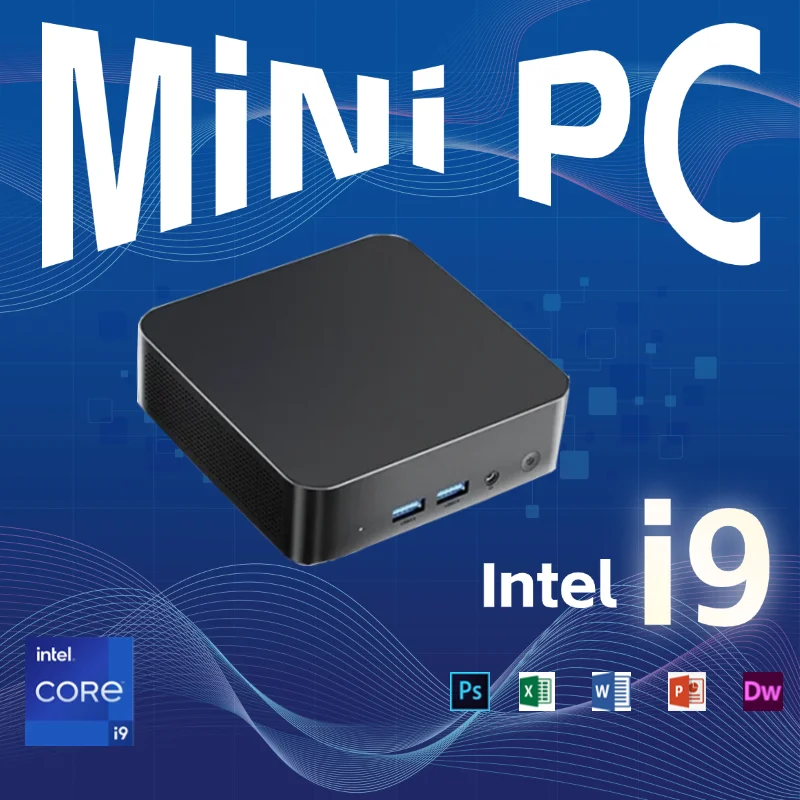 Mini PC Windows11 Gaming Computer Intel Core i9 8950HK WIFI 6 BT5.2 4K HD 16GB DDR4 1TB SSD Portable Desktop Computer Work Gamer