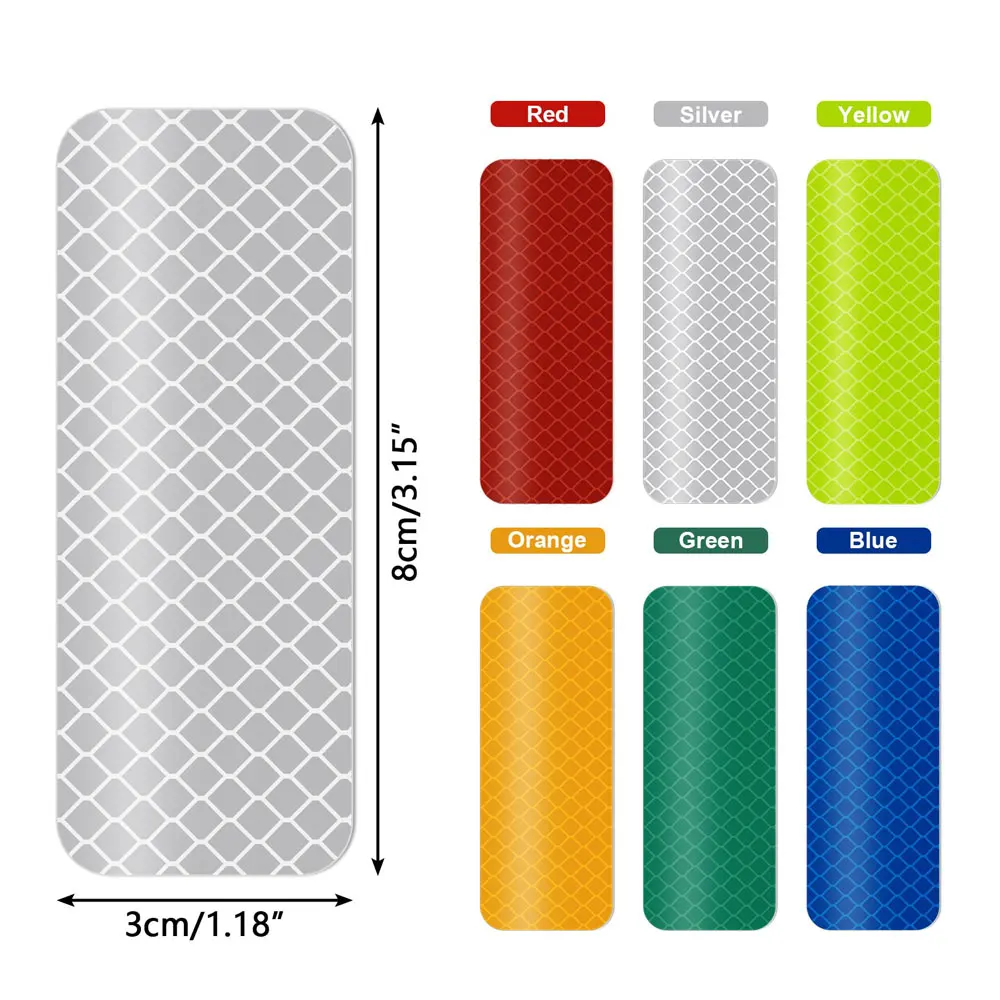 

Суперотражающие наклейки, светоотражающая лента для автомобиля, велосипеда, почтового ящика, шлема, водонепроницаемая светоотражающая лента для улицы