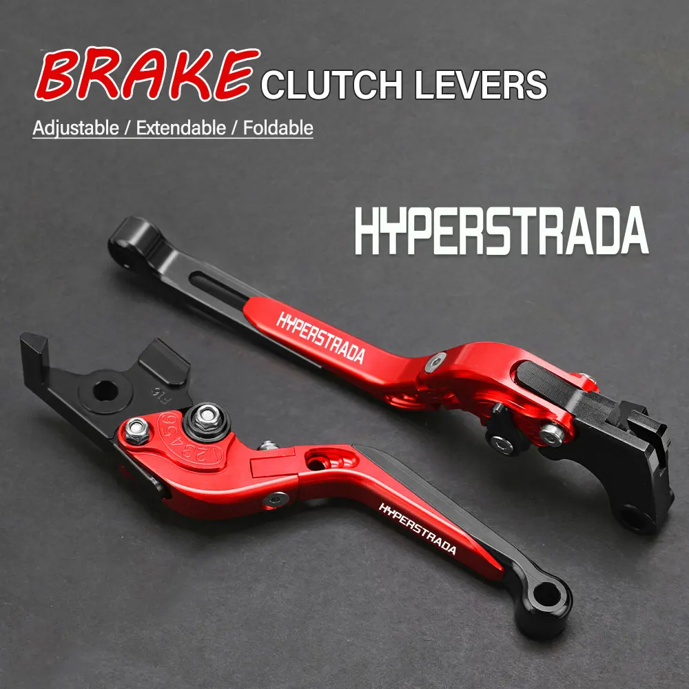 

FOR DUCATI HYPERSTRADA 2013 2014 2015 Motorcycle Hand Brake Clutch Adjustable Levers Handle Folding Extendable Lever grip