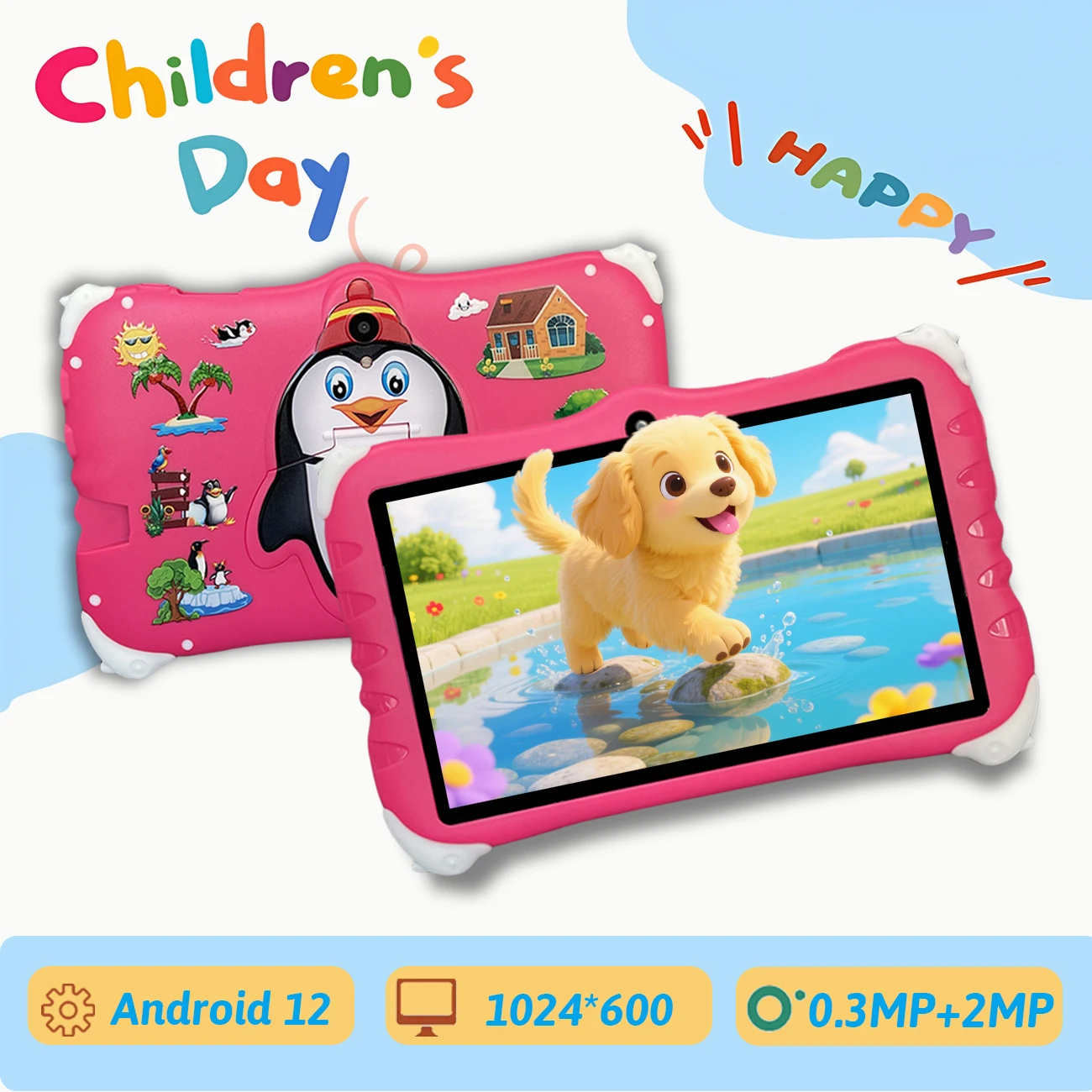 7-inch-children's-tablet-with-multiple-intelligent-applications-accompanying-growth-suitable-for-children-aged-3-12