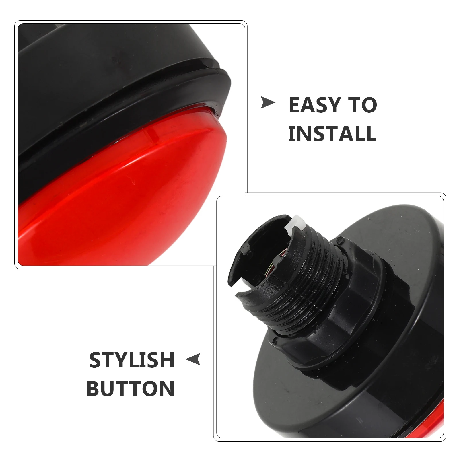 

With Light Replacement Push For Vending Machines Lighted Game Machine Accessories Gaming Button Replacement Prop Button