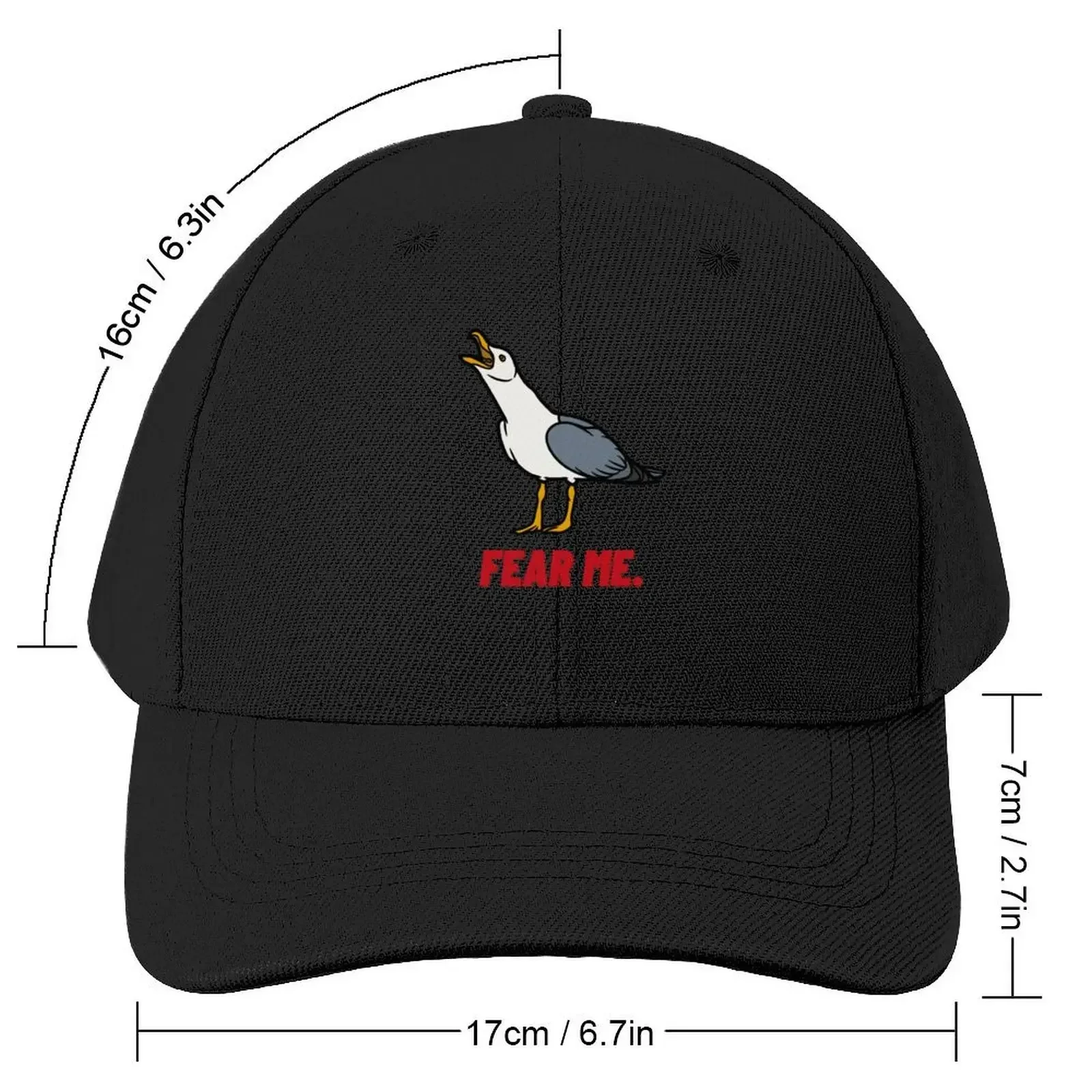 Seagull - Fear Me Baseball Cap Golf Wear Sun Cap Baseball For Men Women's