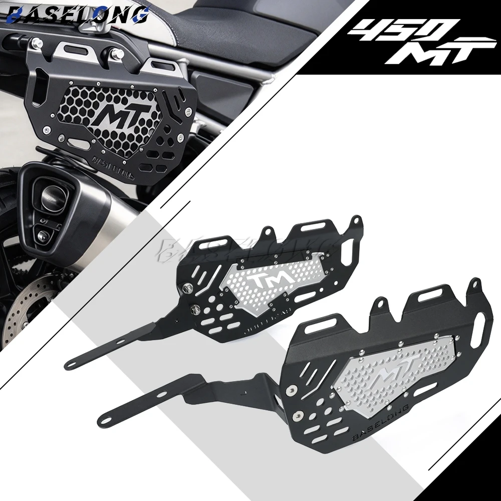 2027 450MT Accessories Luggage Rack For CFMOTO 450 MT Bag Bracket Side Box Saddlebag Brackets Storage Bags Luggage Carrier Rack