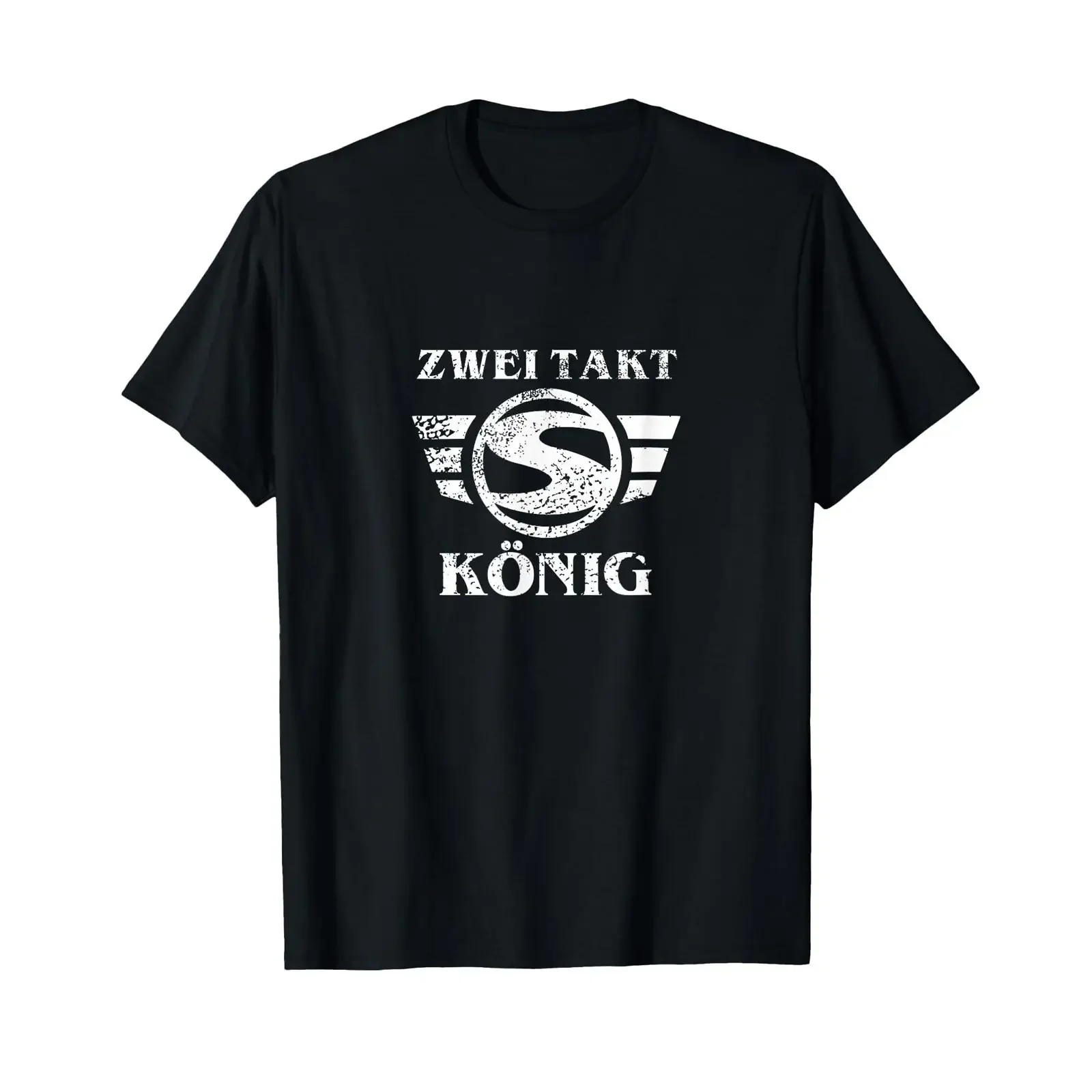 Suhl Simson S50 S51 Schwalbe Star Two Stroke Engine 2 King T Shirt black vintage Washed graphic Top For Everyday Wear Soft