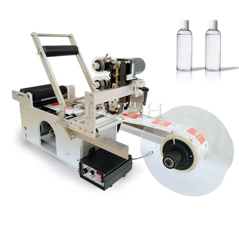 Labeling Machine Commercial Round Bottle Double-Sided Automatic Label Pattern Date Printer