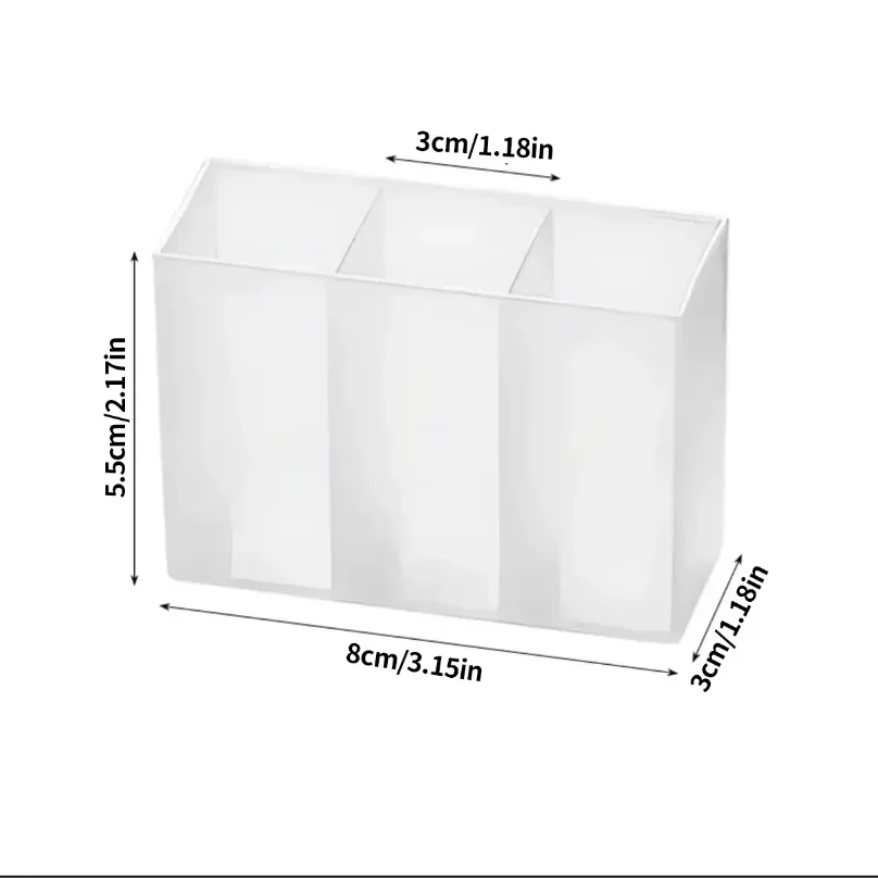 6PCS/3PCS/1PC multifunctional wall mounted compartment storage box, no punching required, suitable for storing small items in da