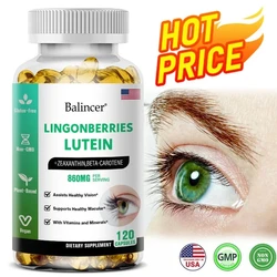Eye Supplement with Lutein and Vitamins A C E and Zinc To Promote Eye Health and Zeaxanthin To Filter Blue Light
