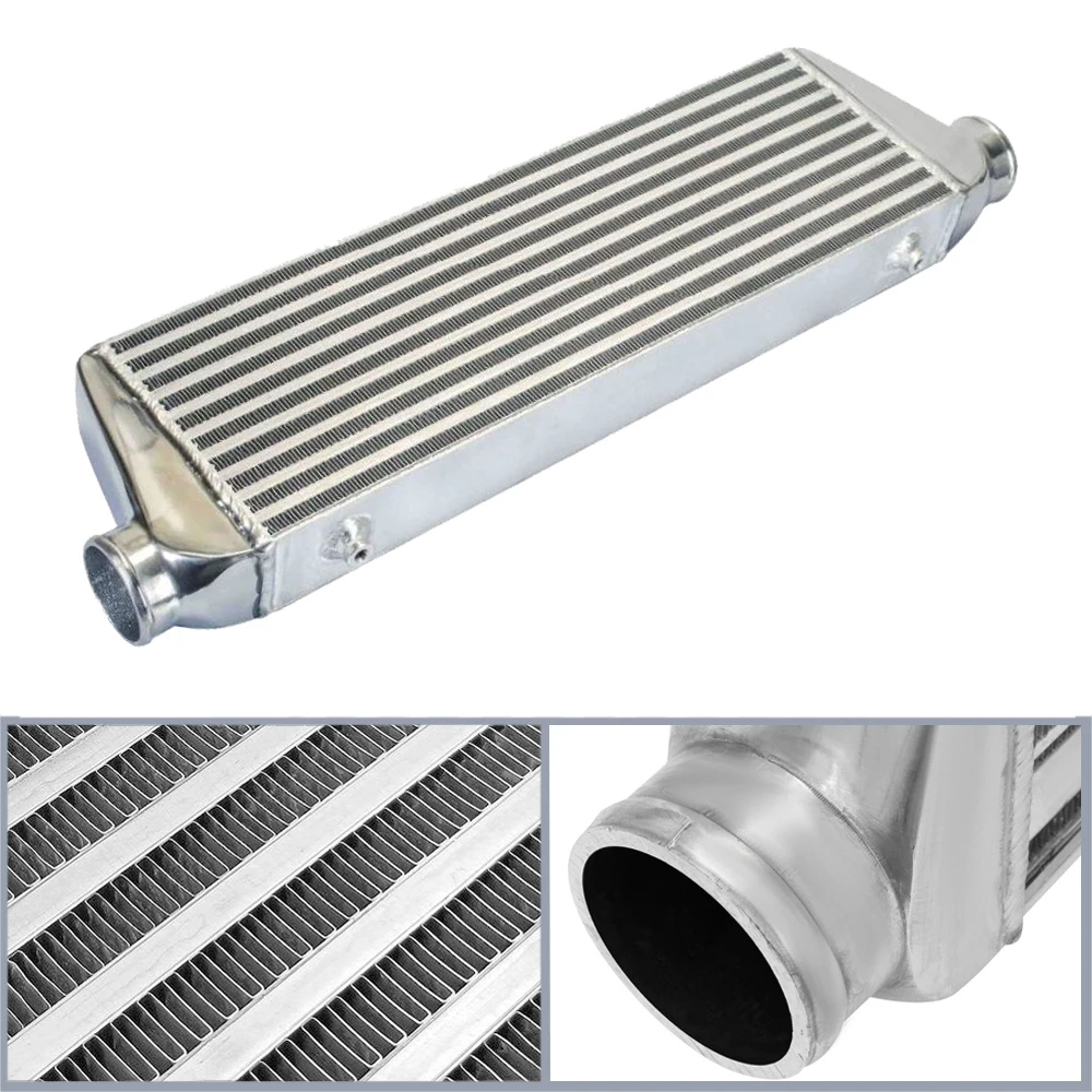 2.5'' Universal Aluminum Bar & Plate turbo Intercooler core 550x180x65mm Cheap high performance racing flat Intercooler For Car