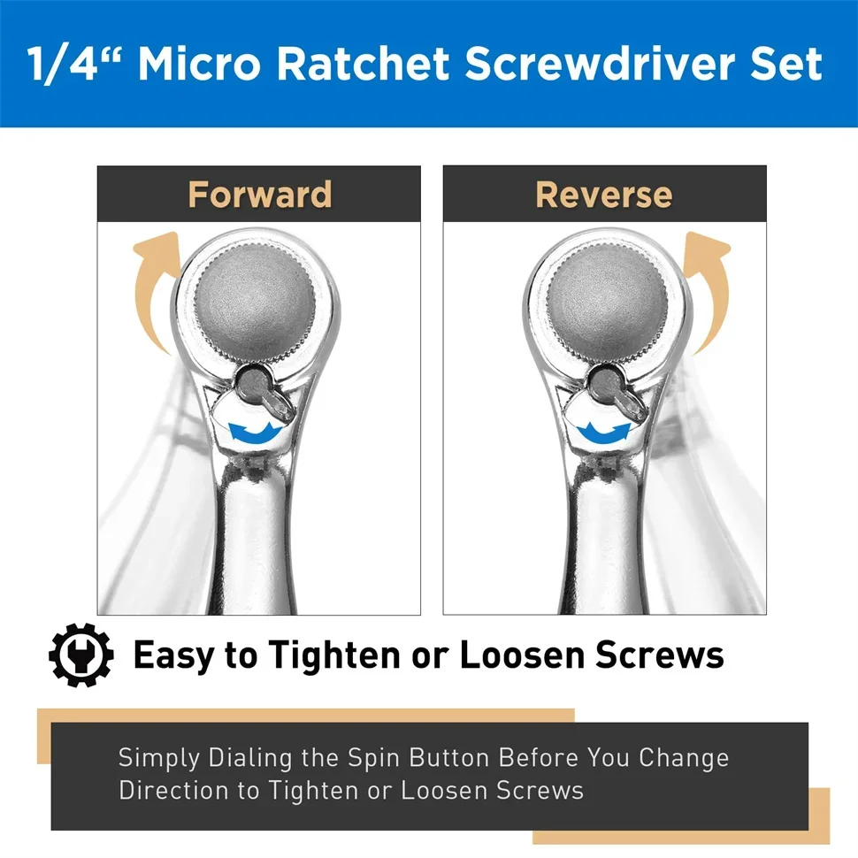 28 in 1 Mini Ratelsleutel Set Magnetische Ratelschroevendraaier Set Verlengstuk Met Socket Thuis Reparatie Handgereedschap DIY Tool Kit