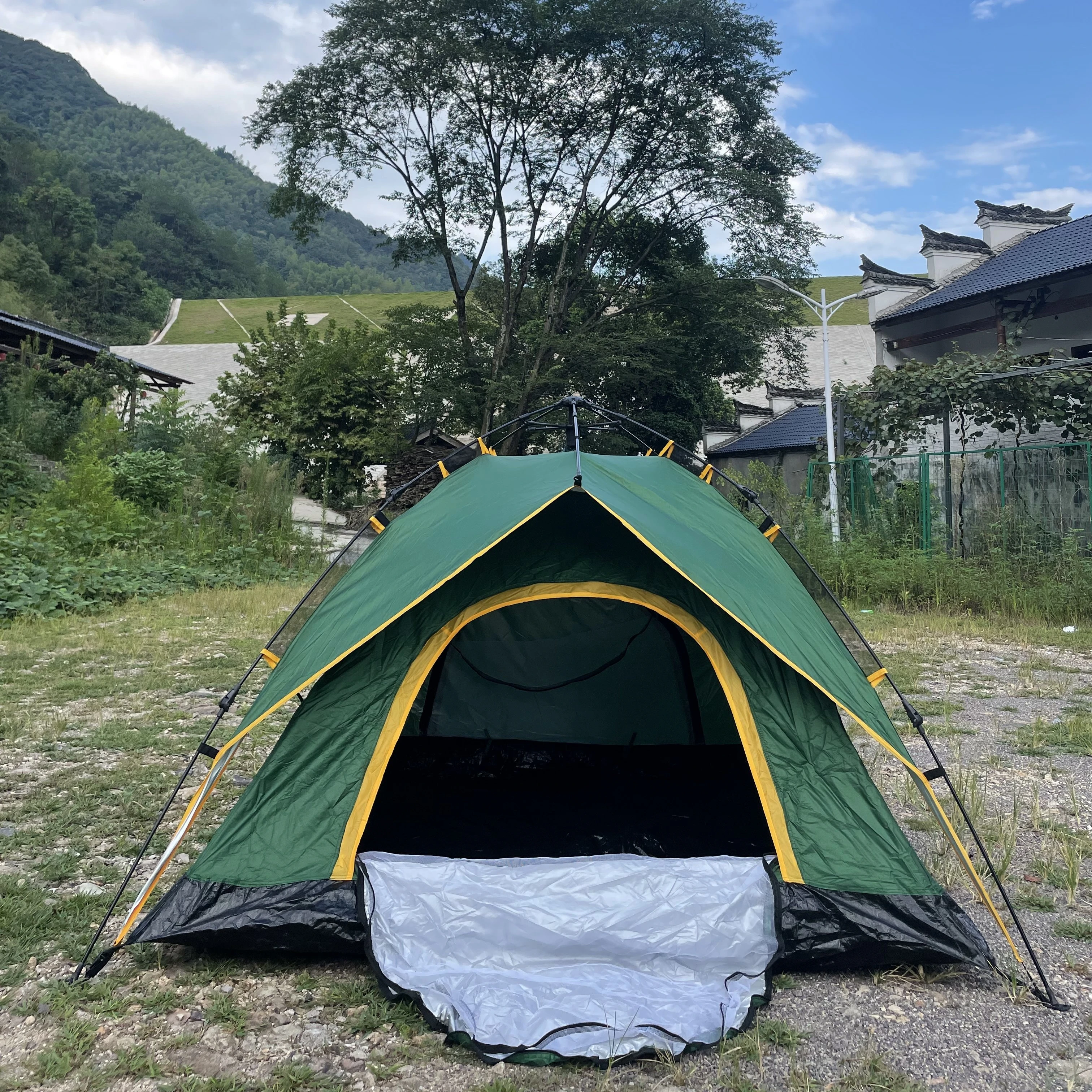 

Factory Custom Waterproof Trekking Pole Tent Outdoor Portable Camping Tent for Camping Hiking