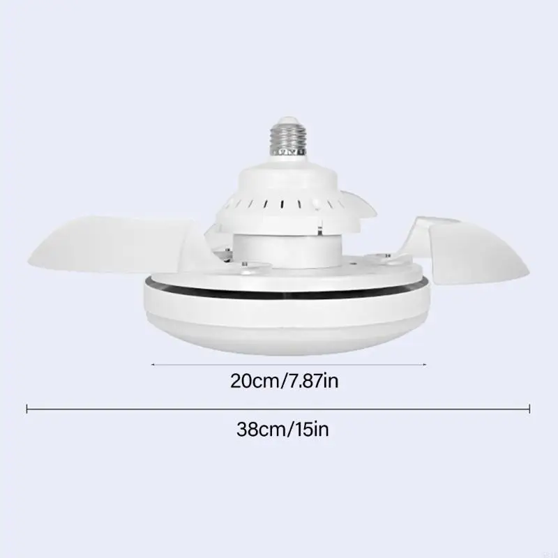 581E Dogodna instalacja 48 W LED LIGE Light Practical Wentylator Light Light E27 Wentylator LED wentylator do użytku komercyjny