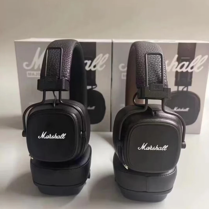

Marshall MAJOR IV Headphones Head Mounted Headphones Bluetooth Heavy Bass Long Endurance Wireless Foldable MAJOR Black