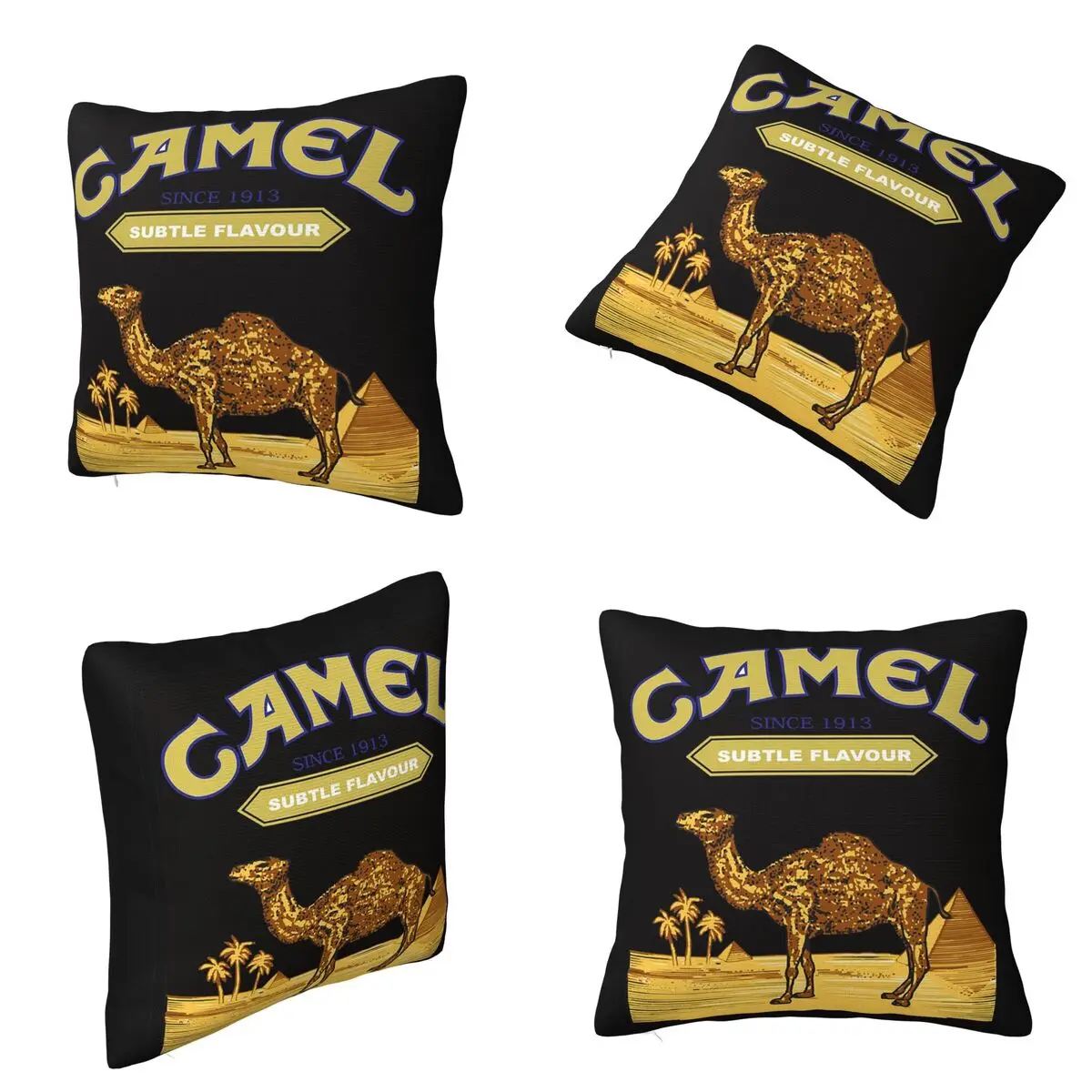

Camel Cigarettes Square Pillowcase Cushion Cover Pillow Case Throw Pillow Cover for Home Bedroom Car