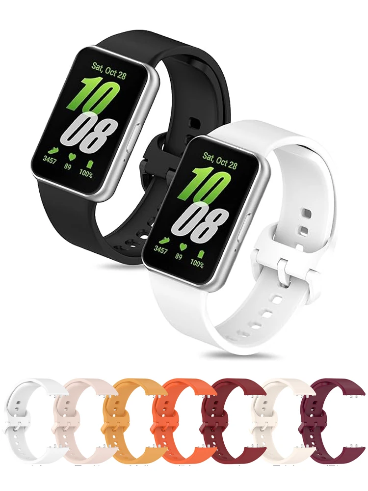 Pulseira de relógio, Pulseira de substituição, Esportiva, Samsung Galaxy Fit 3, SM-R390, Correia de pulso, Smartwatch, Compatível