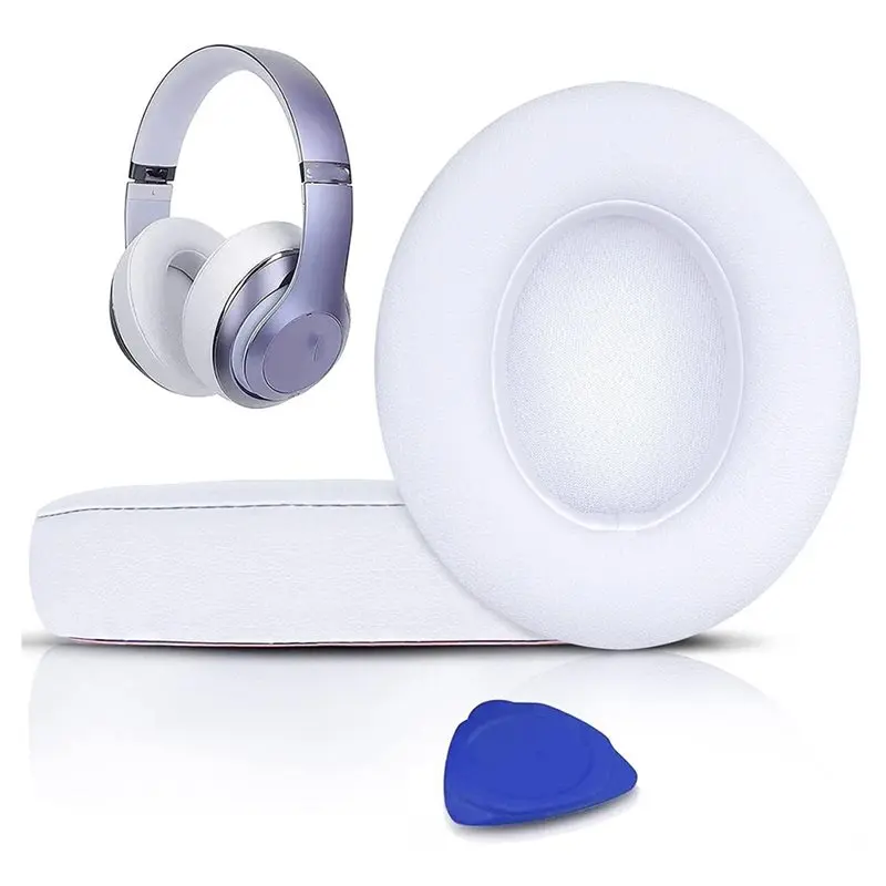 New Arrivals-For Beats Studio 2.0& Studio 3.0 Wireless Wired Headphones Replacement Ear Cushion Ear Pad- Protein Leather Black