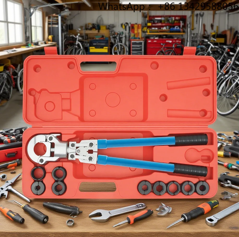 

Alicates prensado Tubo cobre, V-Contour 12-15-18-22-28 Mm y TH Contour 16-20-26-32 Alicates prensado Alicates prensa