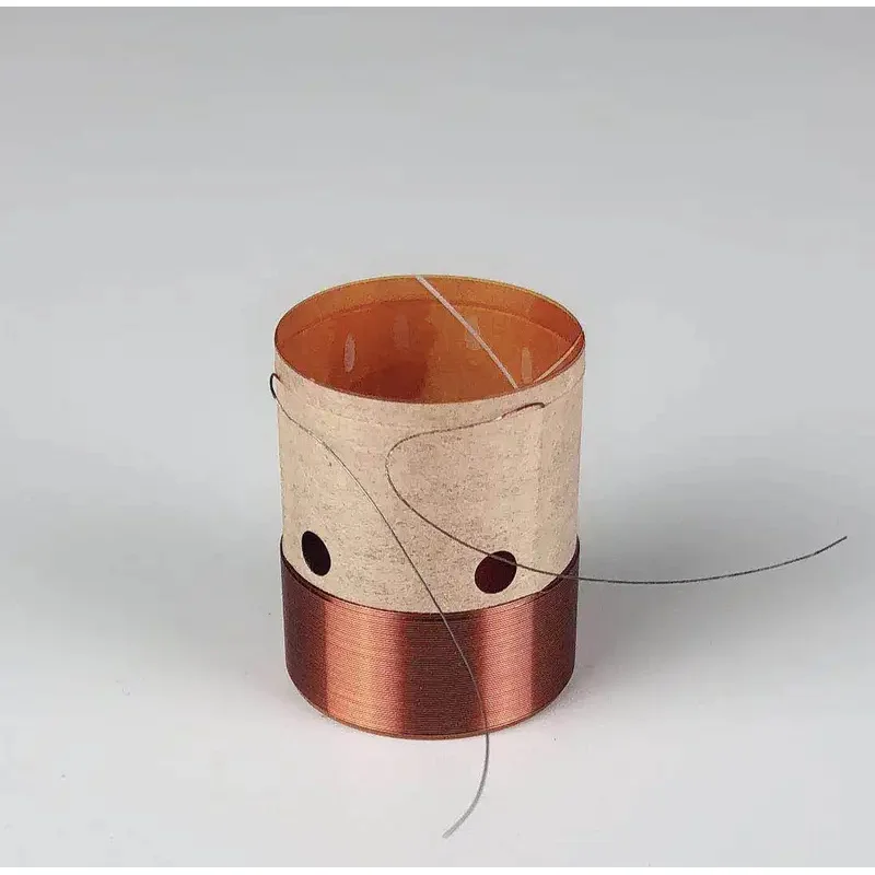 1PC Suitable for 25.5mm Low Frequency Voice Coil Kapton Skeleton 2-Layer Wire Bass Speaker Repair Accessories