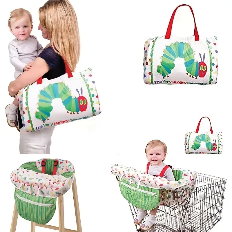 

Portable Shopping Cart Cover for Baby Soft Padded High Chair Cover for Boy Girl Cartoon Infant Grocery Cart Cushion Cart Covers