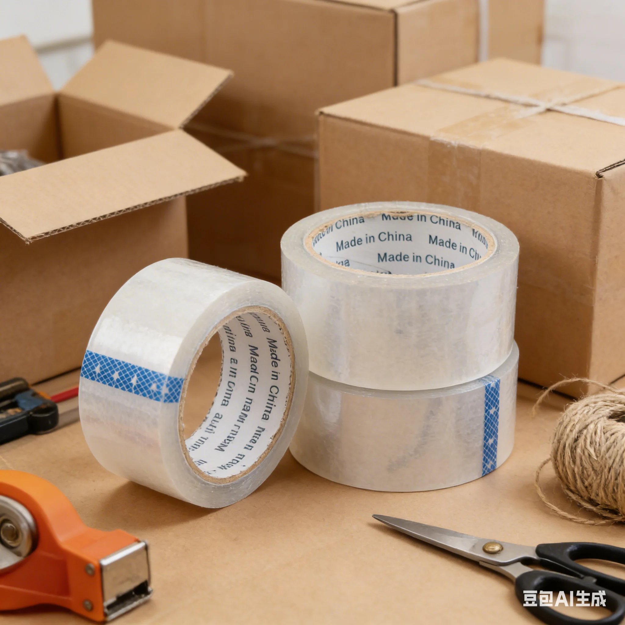 Multi functional transparent tape transparent sealing tape, express packaging