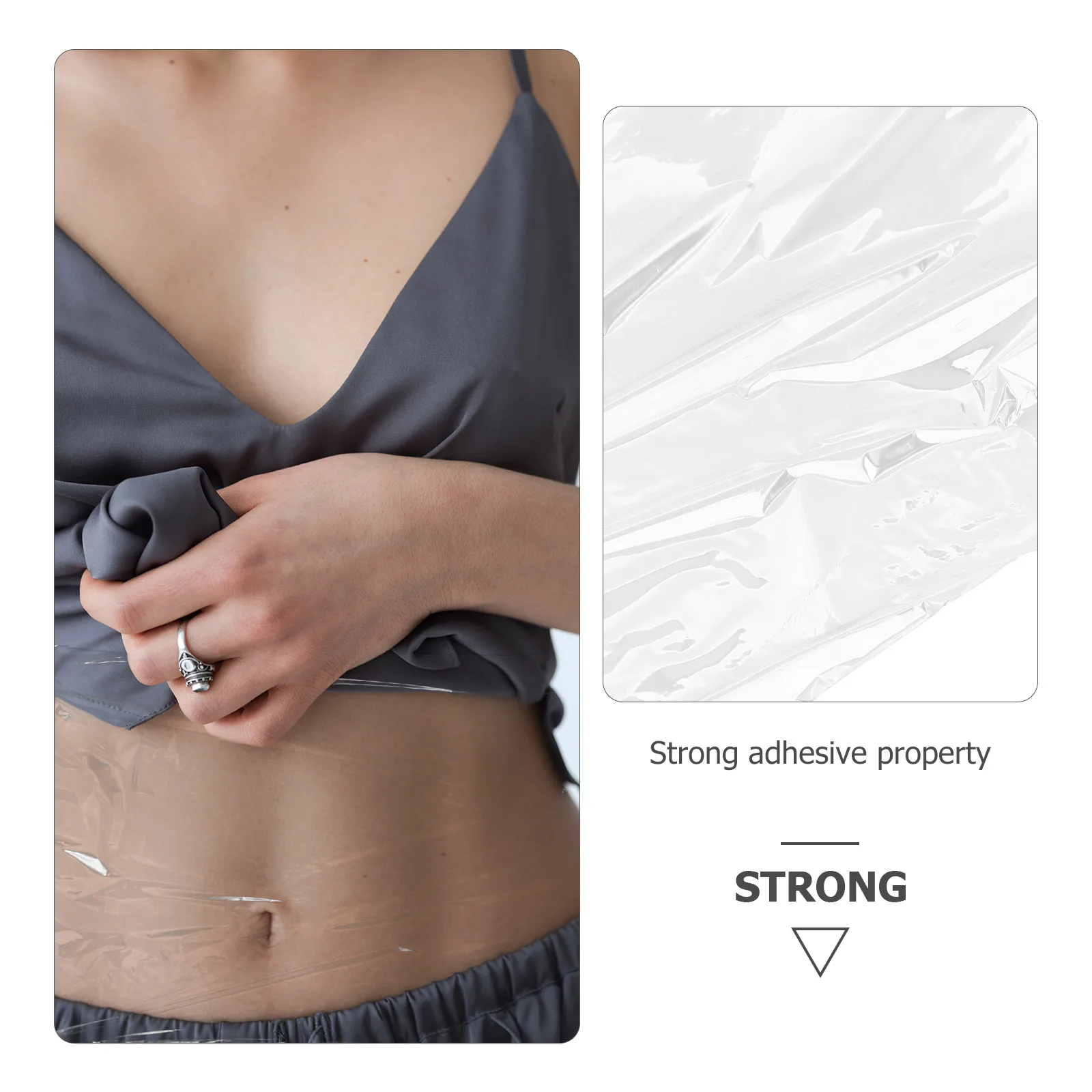 

Body Wrap Cling Film 30cmx100m Plastic Wrapping for Workout Sweat Reducing Stomach Trimmer Fat Burner Shaping Spa Weight Loss