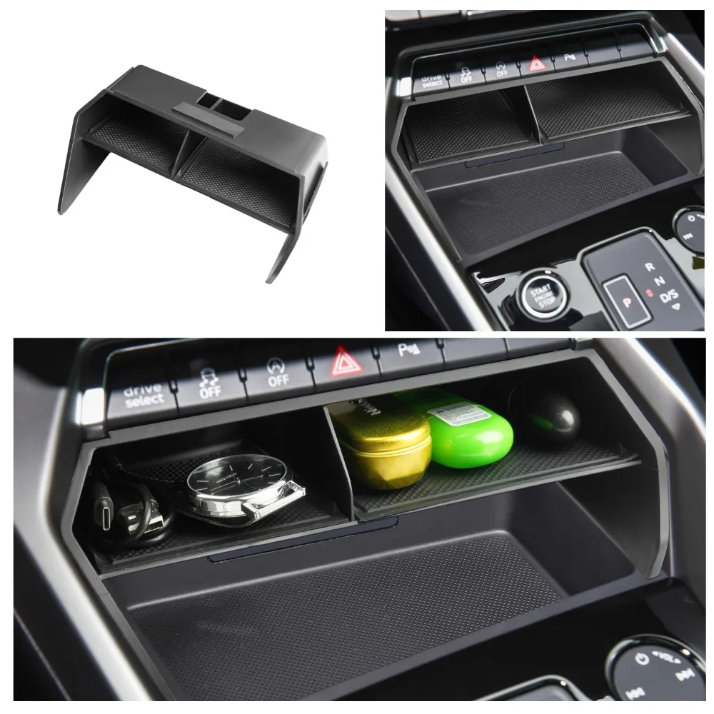 Boîte de rangement d'accoudoir pour Audi A3 8Y 2022 2023 2024 2025, organisateur, plateau d'insertion, organisateur de Console, accessoires de Consoles automobiles