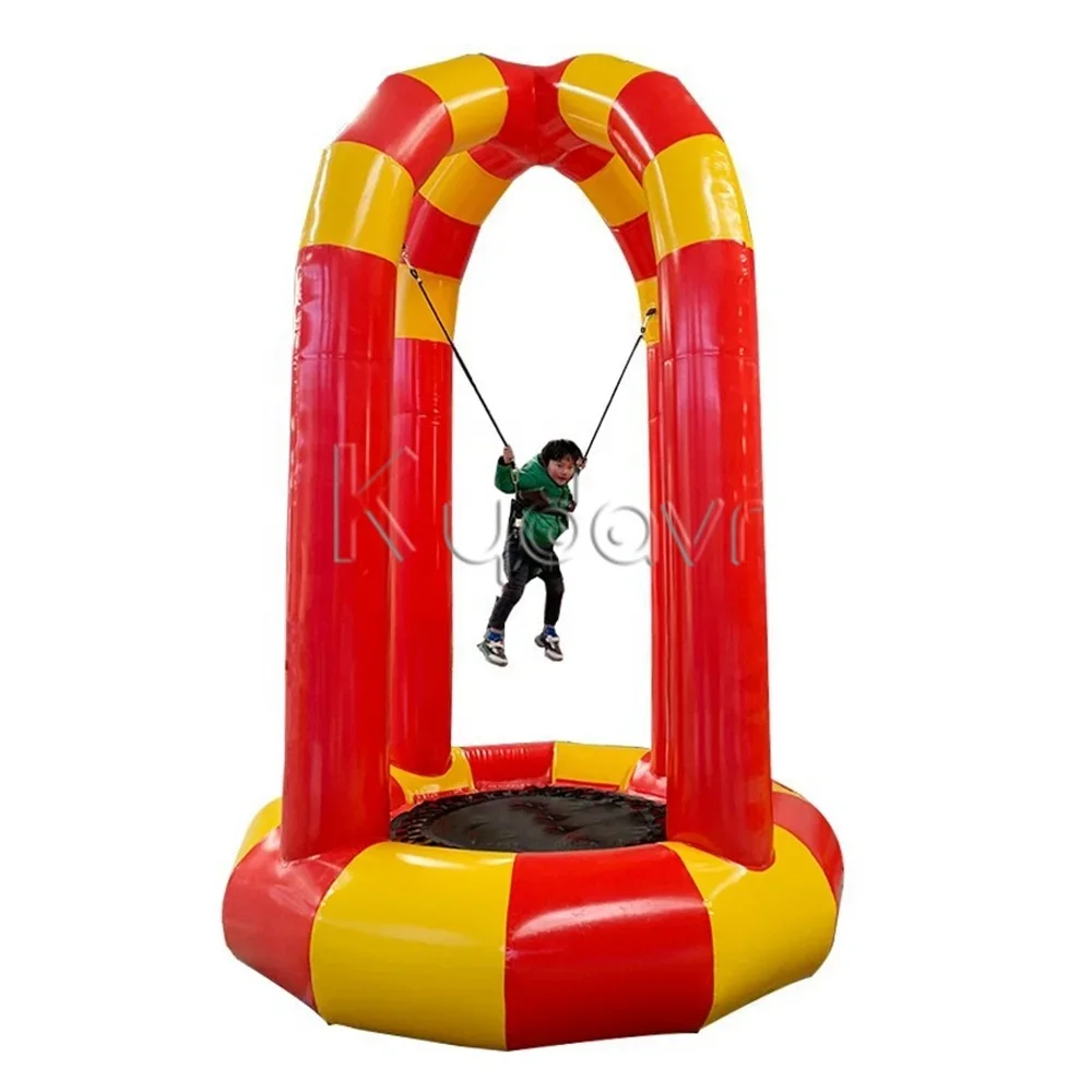 Mini Trampolim Inflável Comercial para Crianças, Exterior e Interior, Fitness Infantil, Park Kids 'jumping Bungee