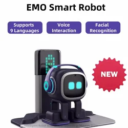 EMO Robot Intellect Ai Pet Multilingual Instructions Communication Interactive Electronic Pet Smart Robot Accompanying Pets Toys