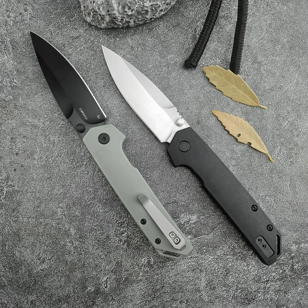 KS 2038 Folding Knife D2 Blade Nylon Fiber Handle Outdoor High Quality Tactical EDC Survival Hunting Cutting Camping Knife Tool