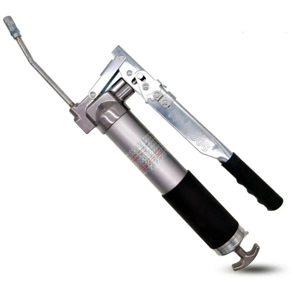 Original double rod high and low pressure manual butter gun excavator equipment plus butter double rod labor-saving gun