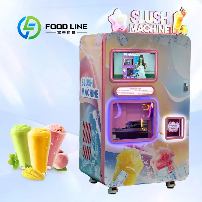 Speed Regulable Slush Vending Machine Adjustable Dispense Flow Rate Change Fast Slow Pouring Mode For Different Cup Sizes